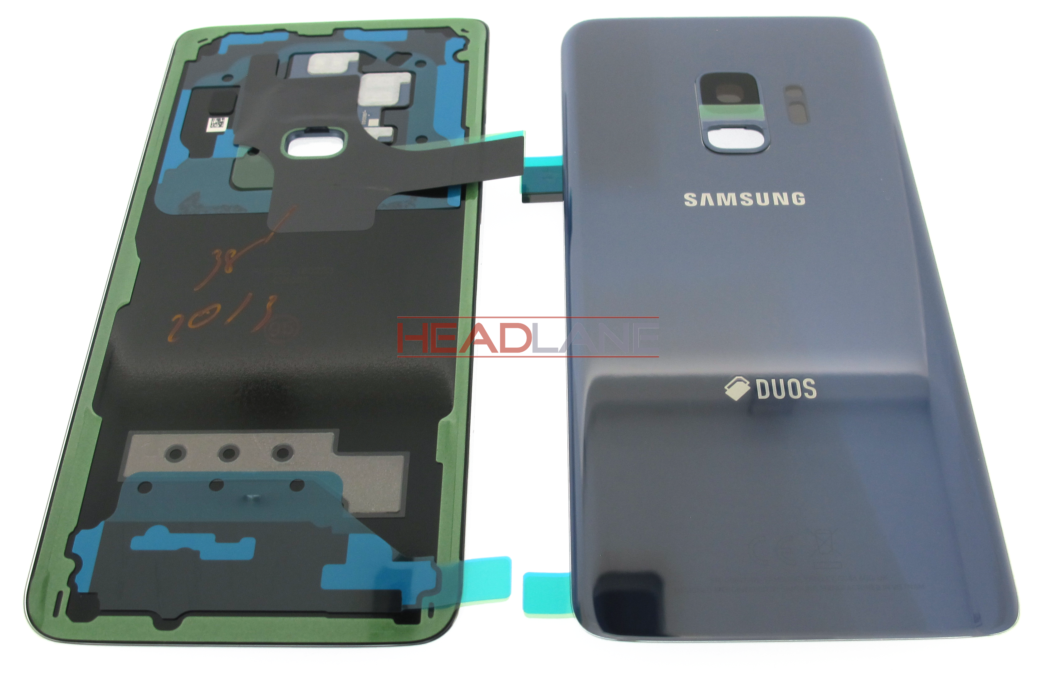 Samsung SM-G960F Galaxy S9 Hybrid SIM Battery Cover - Blue
