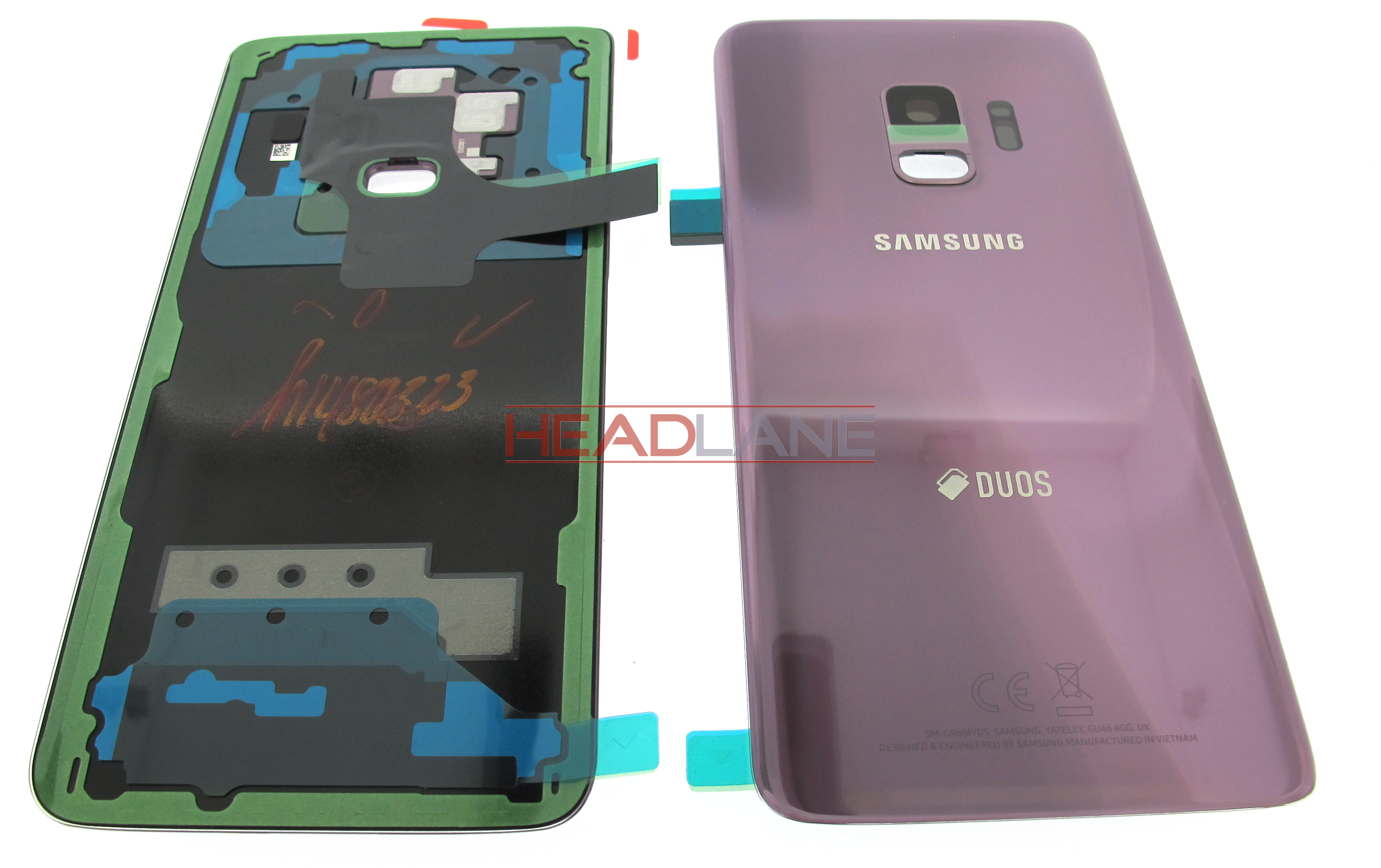 Samsung SM-G960F Galaxy S9 Hybrid SIM Battery Cover - Purple