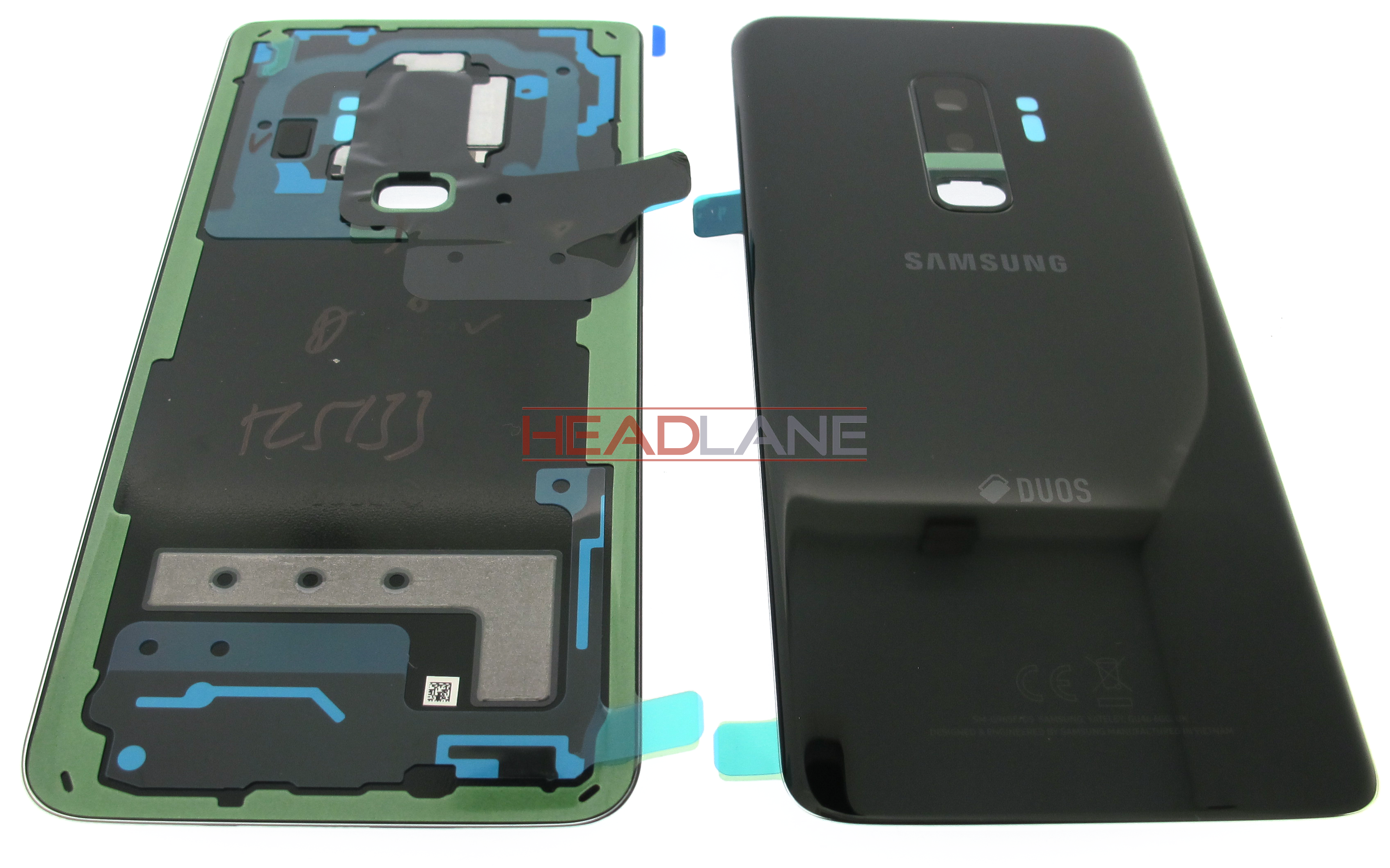 Samsung SM-G965F Galaxy S9+ Hybrid SIM Battery Cover - Black