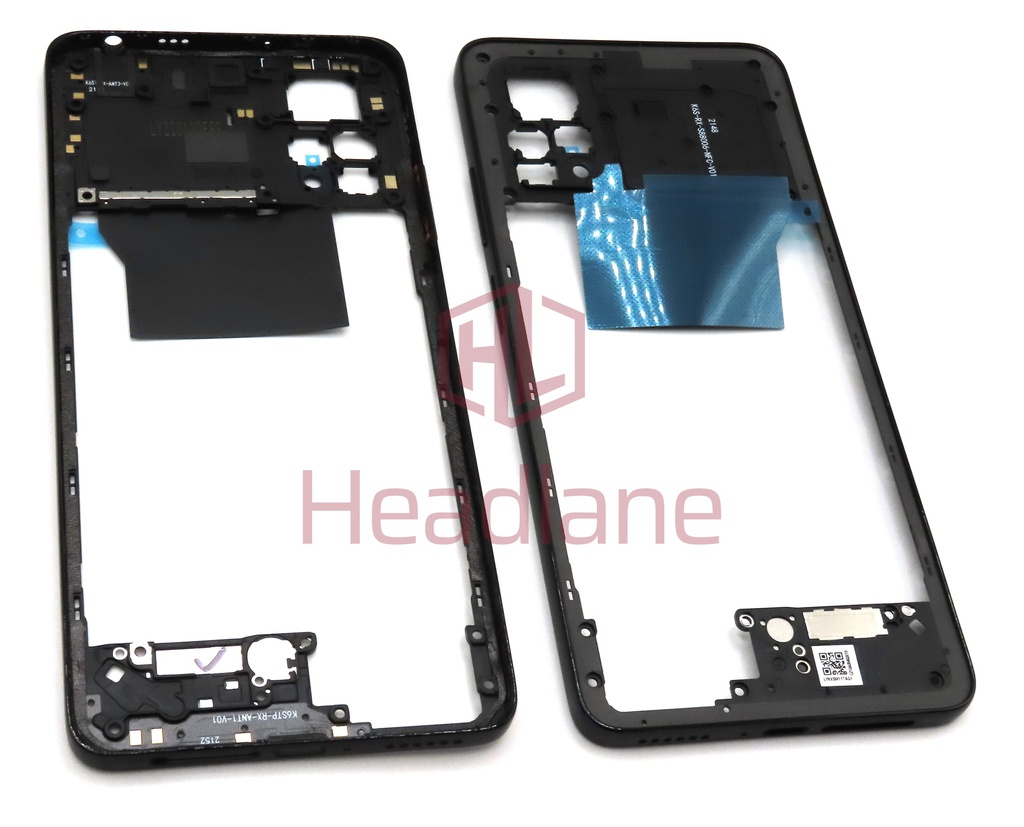 Xiaomi Redmi Note 11 Pro 5G Middle Cover / Chassis - Black