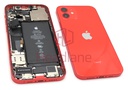 iPhone 12 Back / Battery Cover + Small Parts - Red (Pulled - Grade B)