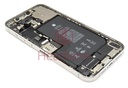 iPhone 12 Pro Max Back / Battery Cover + Small Parts - Silver (Pulled - Grade C)