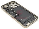 iPhone 14 Pro Max Back / Battery Cover + Small Parts - Gold (Pulled - Grade C)