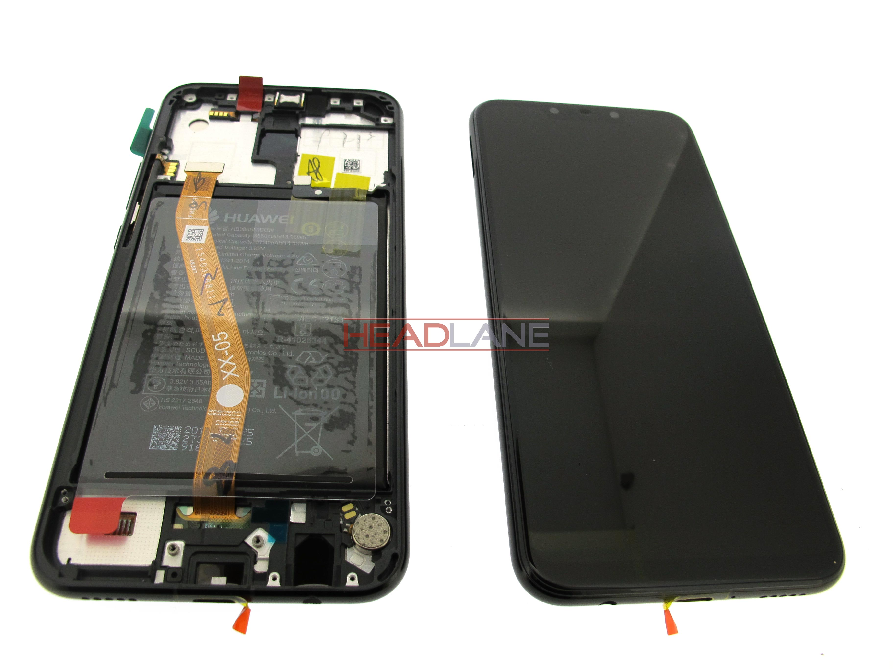 Huawei Mate 20 Lite LCD Display / Screen + Touch + Battery Assembly - Black