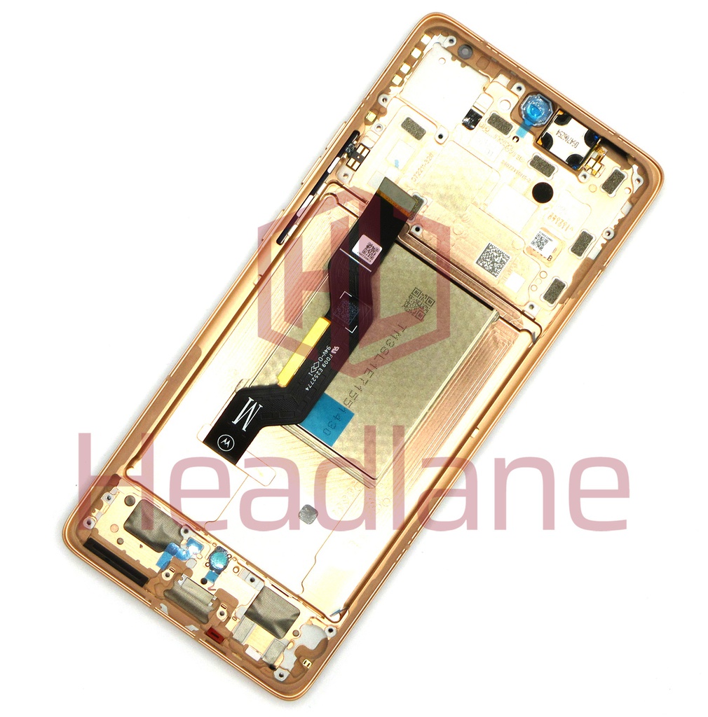Motorola XT2407 Edge 50 LCD Display / Screen + Touch - Peach Fuzz