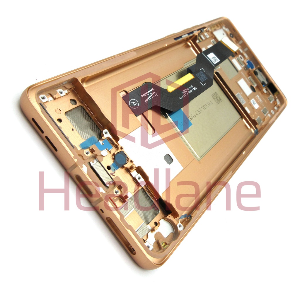 Motorola XT2407 Edge 50 LCD Display / Screen + Touch - Peach Fuzz