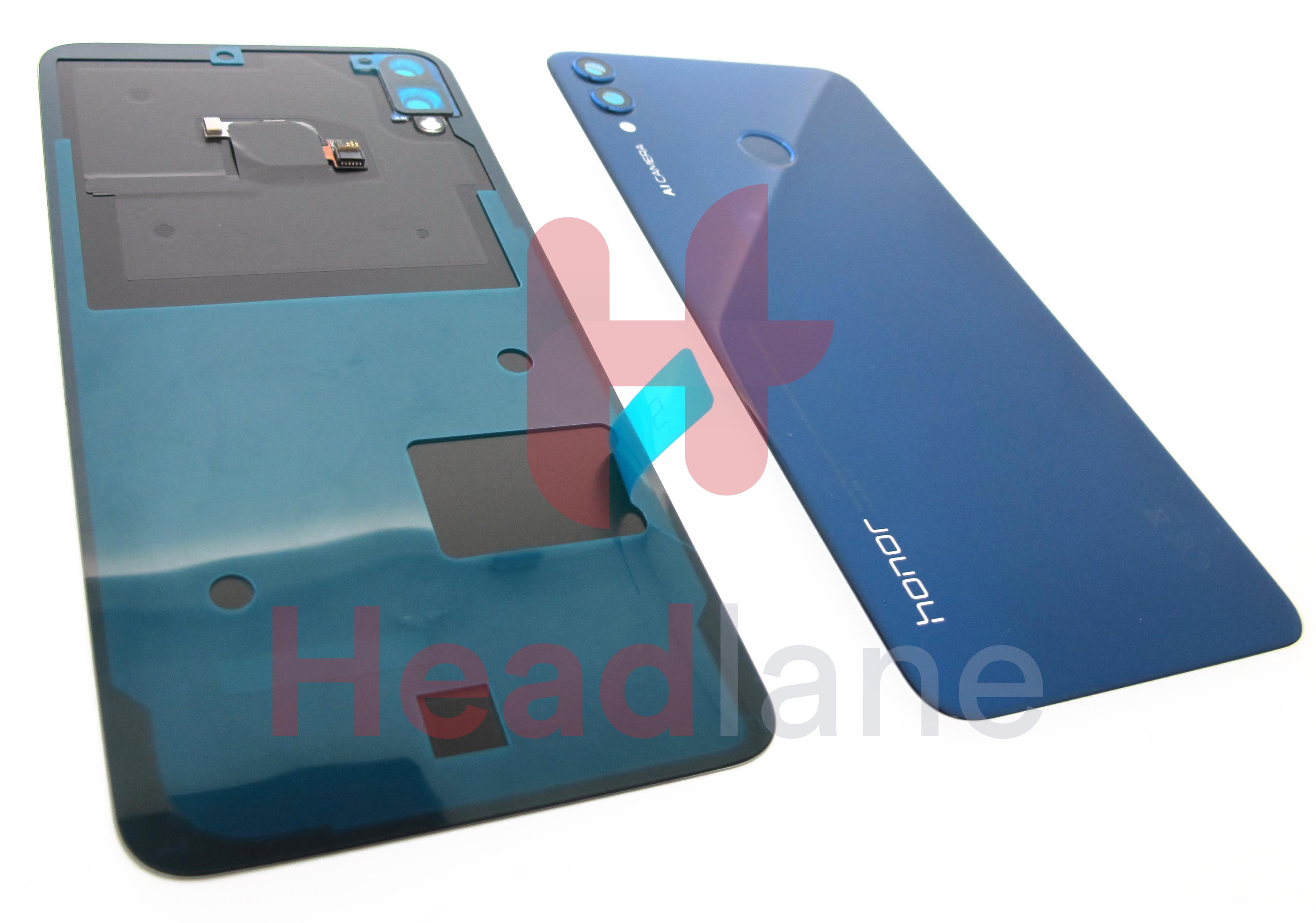 Huawei Honor 8X Back / Battery Cover + Fingerprint Sensor - Blue