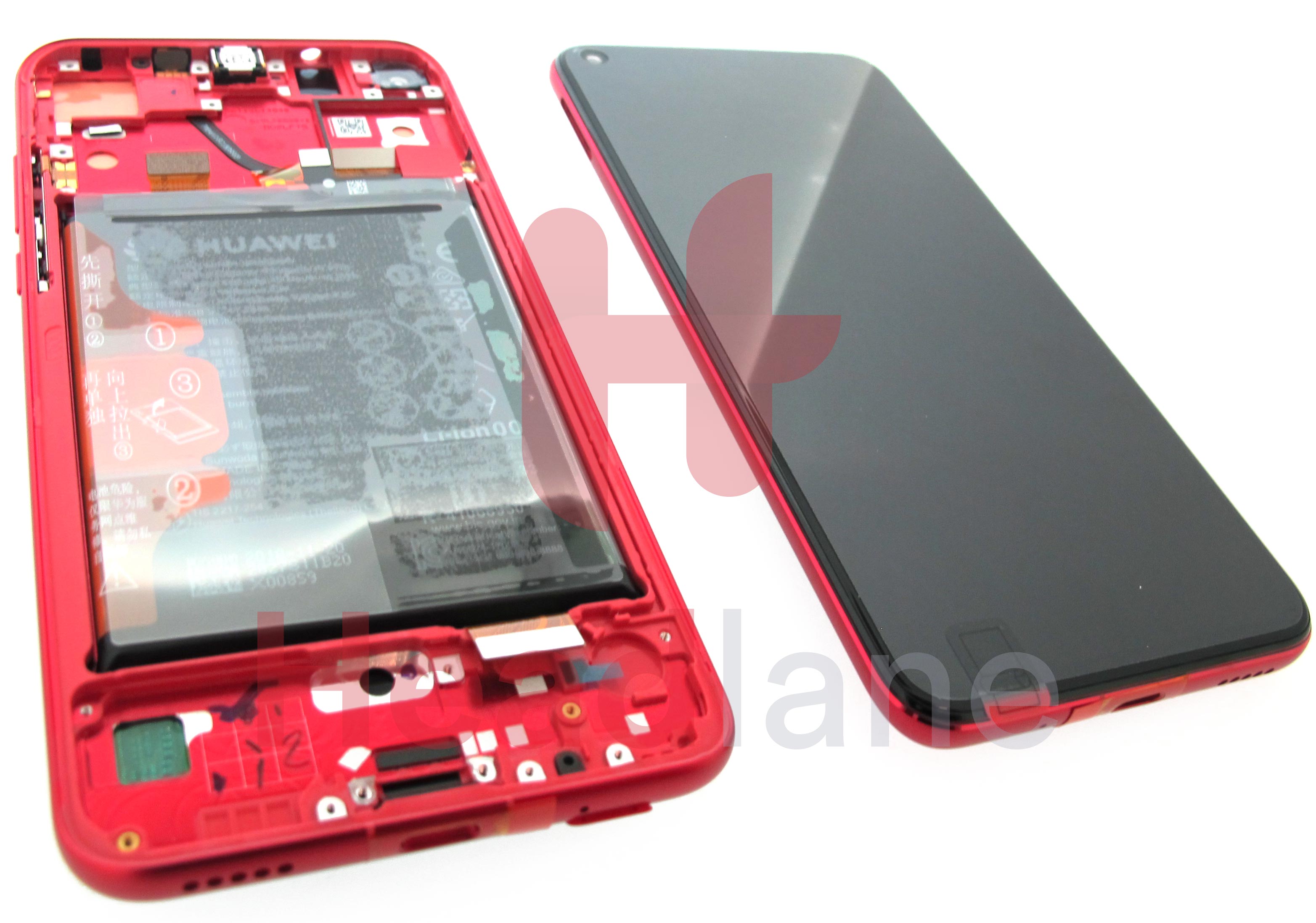Huawei Honor View 20 LCD Display / Screen + Touch + Battery Assembly - Red