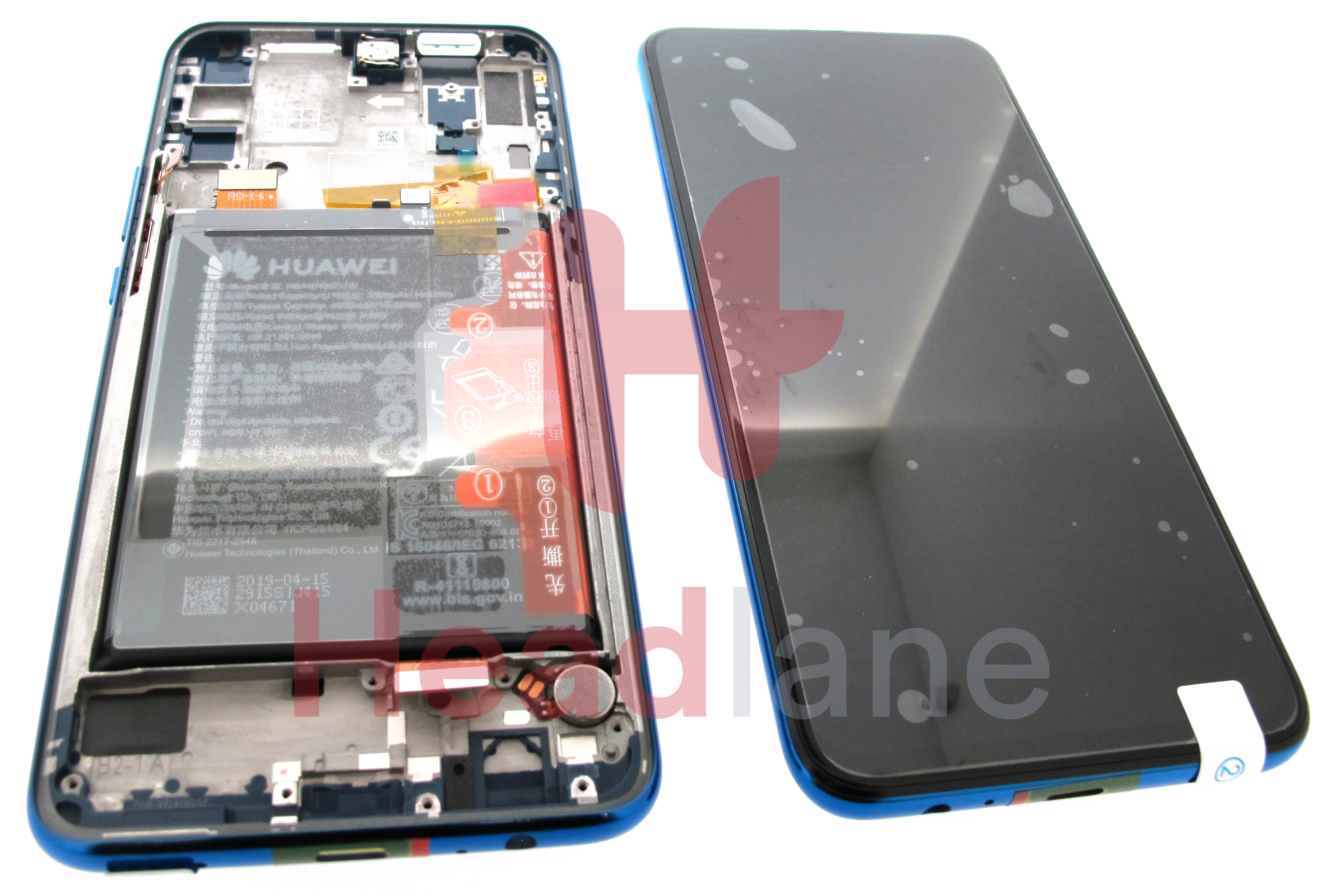 Huawei P Smart Z LCD Display / Screen + Touch + Battery - Blue