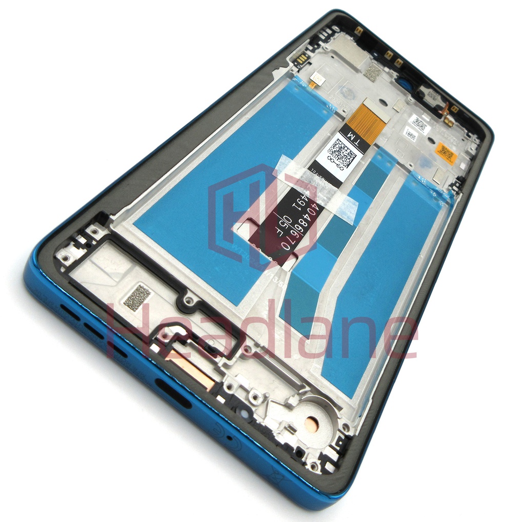 Motorola XT2437 Moto G75 5G LCD Display / Screen + Touch - Aqua Blue