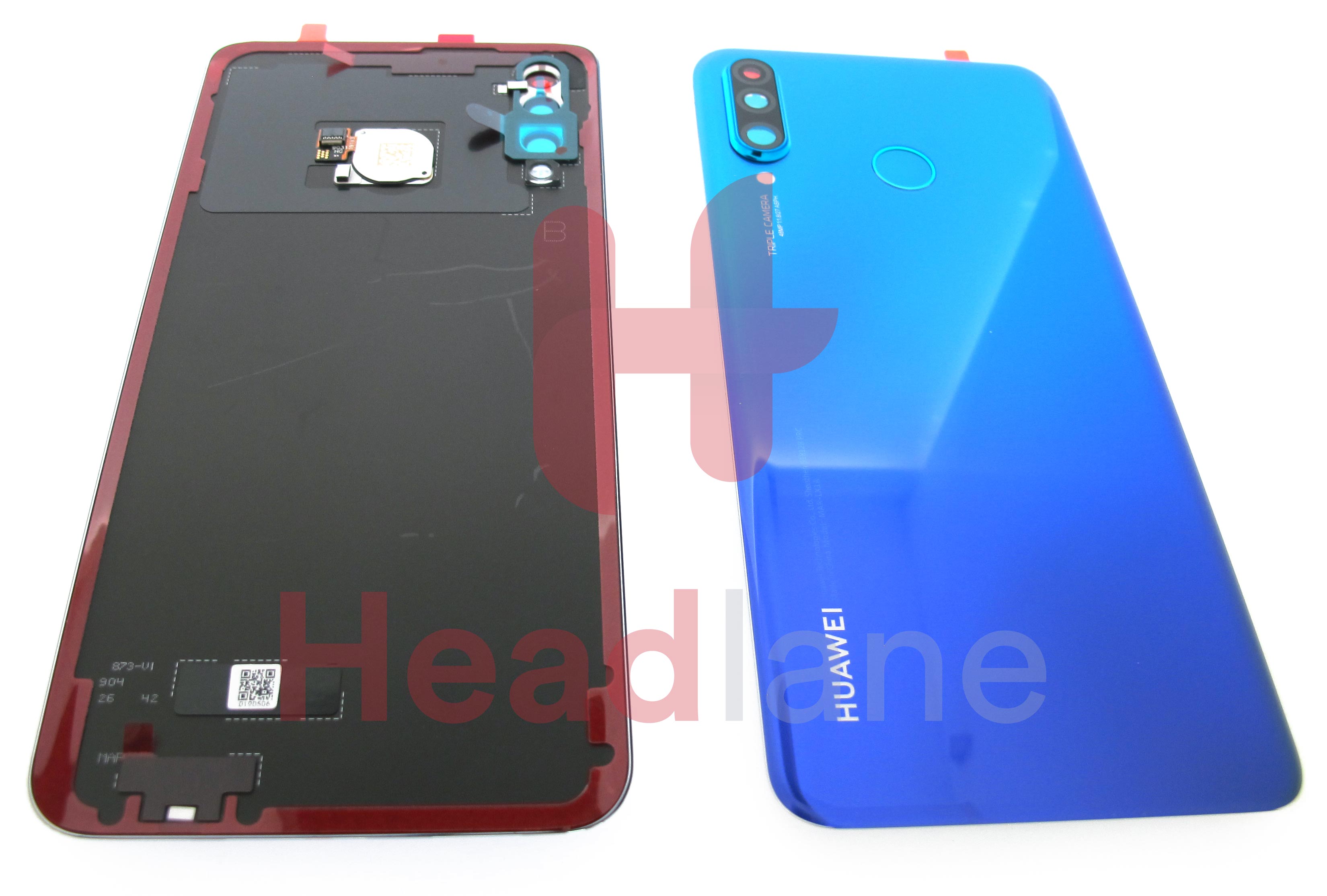 Huawei P30 Lite Back / Battery Cover + Fingerprint Sensor - Blue