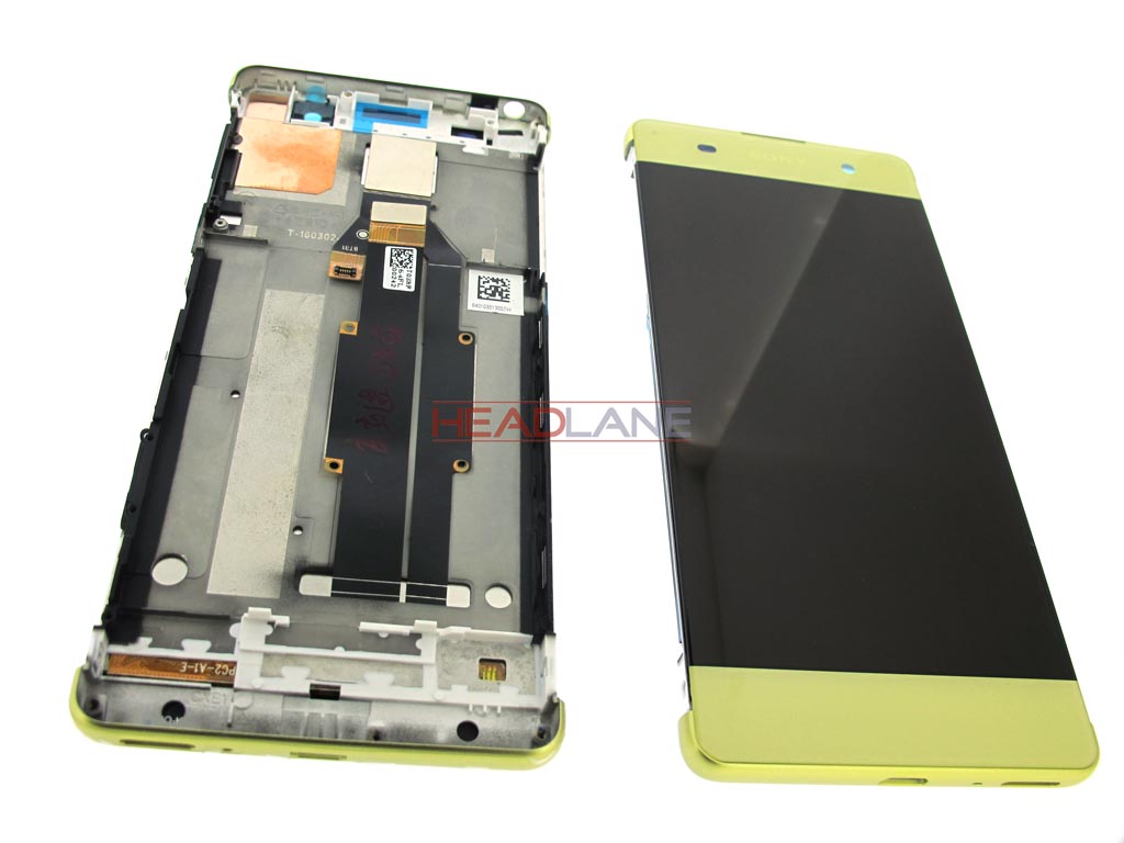 Sony F3111 Xperia XA/F3112 LCD / Touch - Lime Gold