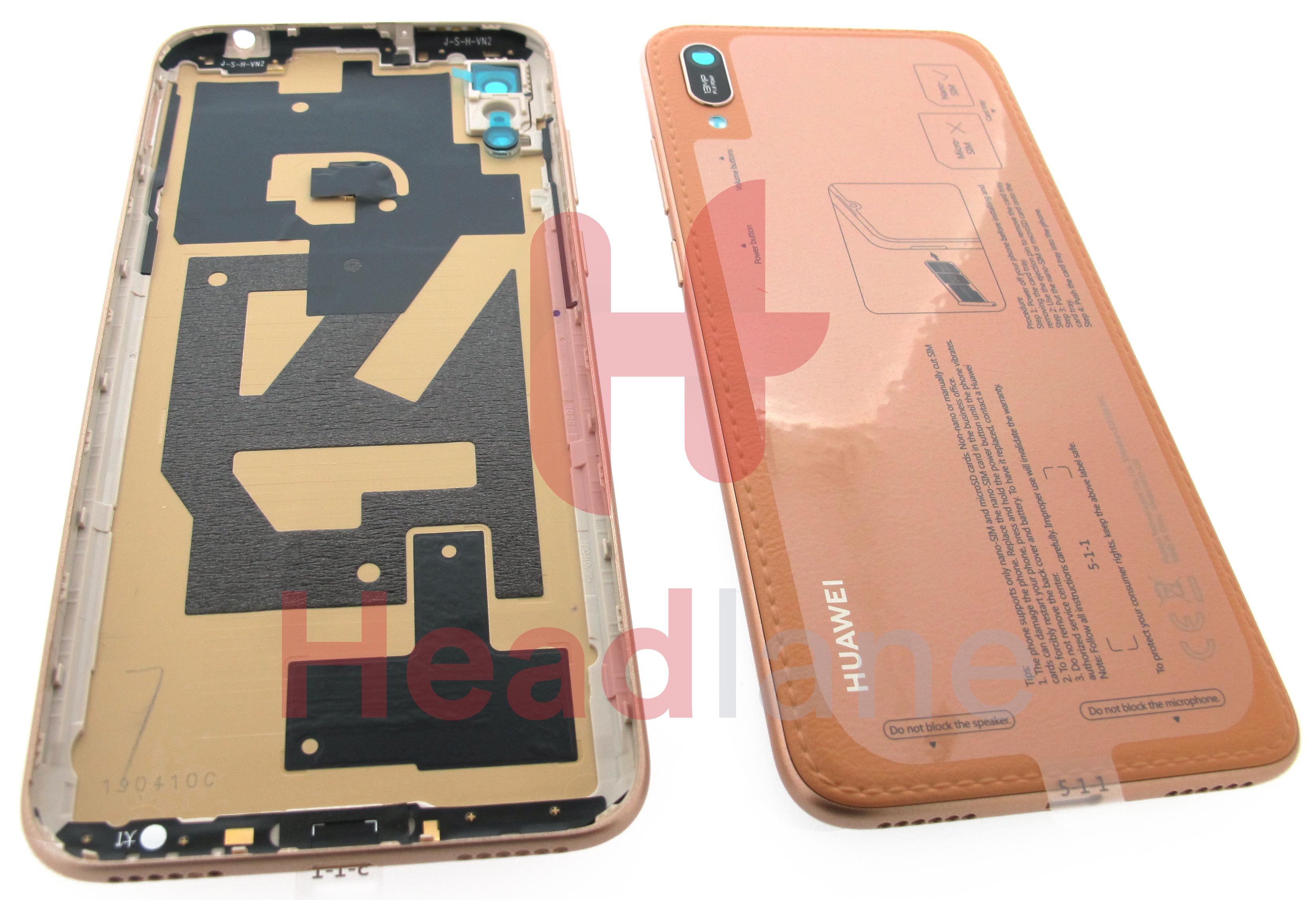 Huawei Y6 (2019) Back / Battery Cover - Brown