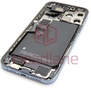 iPhone 13 Pro Max Back / Battery Cover + Small Parts - Blue (Pulled - Grade A) (No Camera)