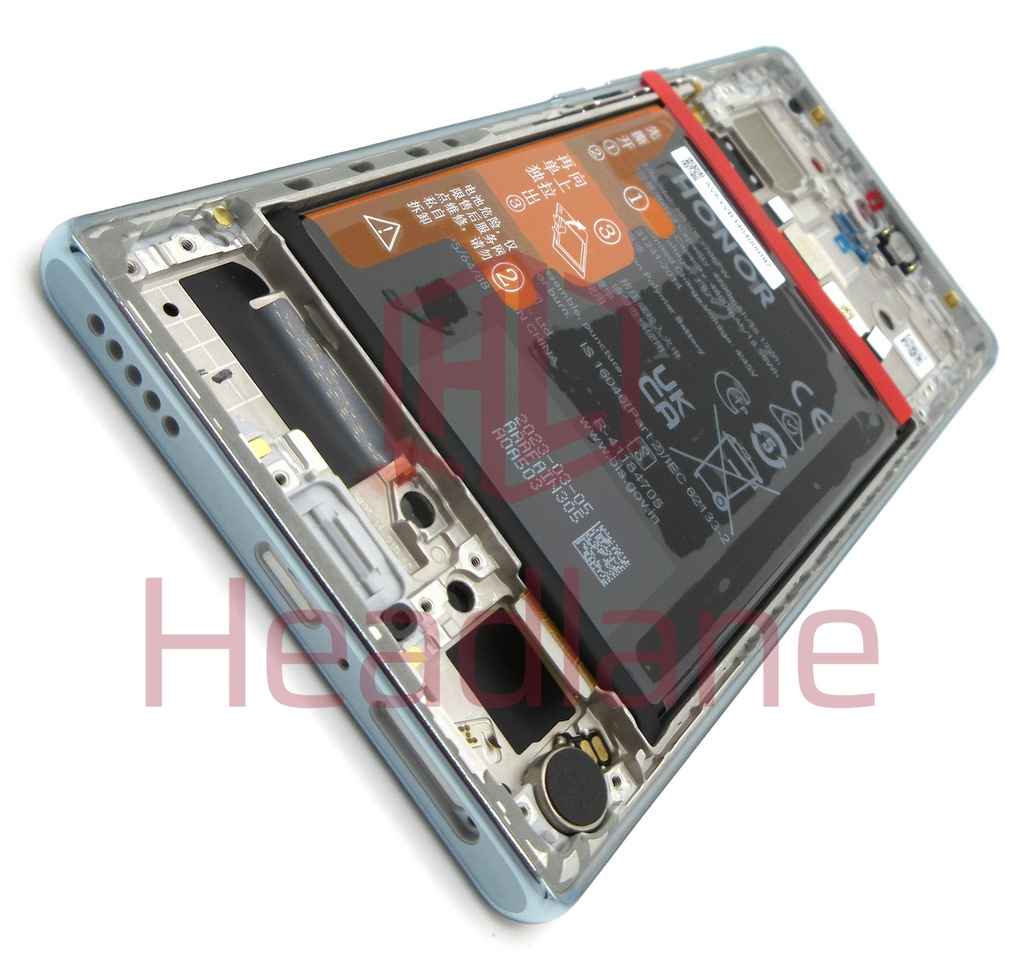 Honor 70 LCD Display / Screen + Touch + Battery Assembly - Icelandic Frost
