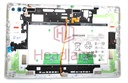 Samsung SM-X920 X926 Galaxy Tab S10 Ultra (WiFi / 5G) Back / Battery Cover + EB-BX926ABE Battery - Platinum Silver