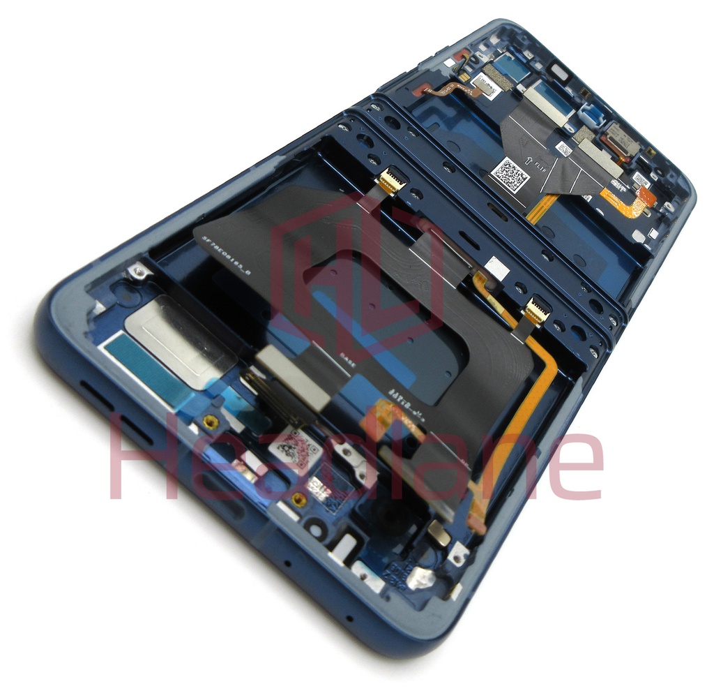 Motorola XT2553 Razr 60 Main / Inner LCD Display / Screen + Touch - Blue / Pantone Gibraltar Sea