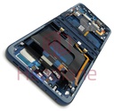 Motorola XT2553 Razr 60 Main / Inner LCD Display / Screen + Touch - Blue / Pantone Gibraltar Sea