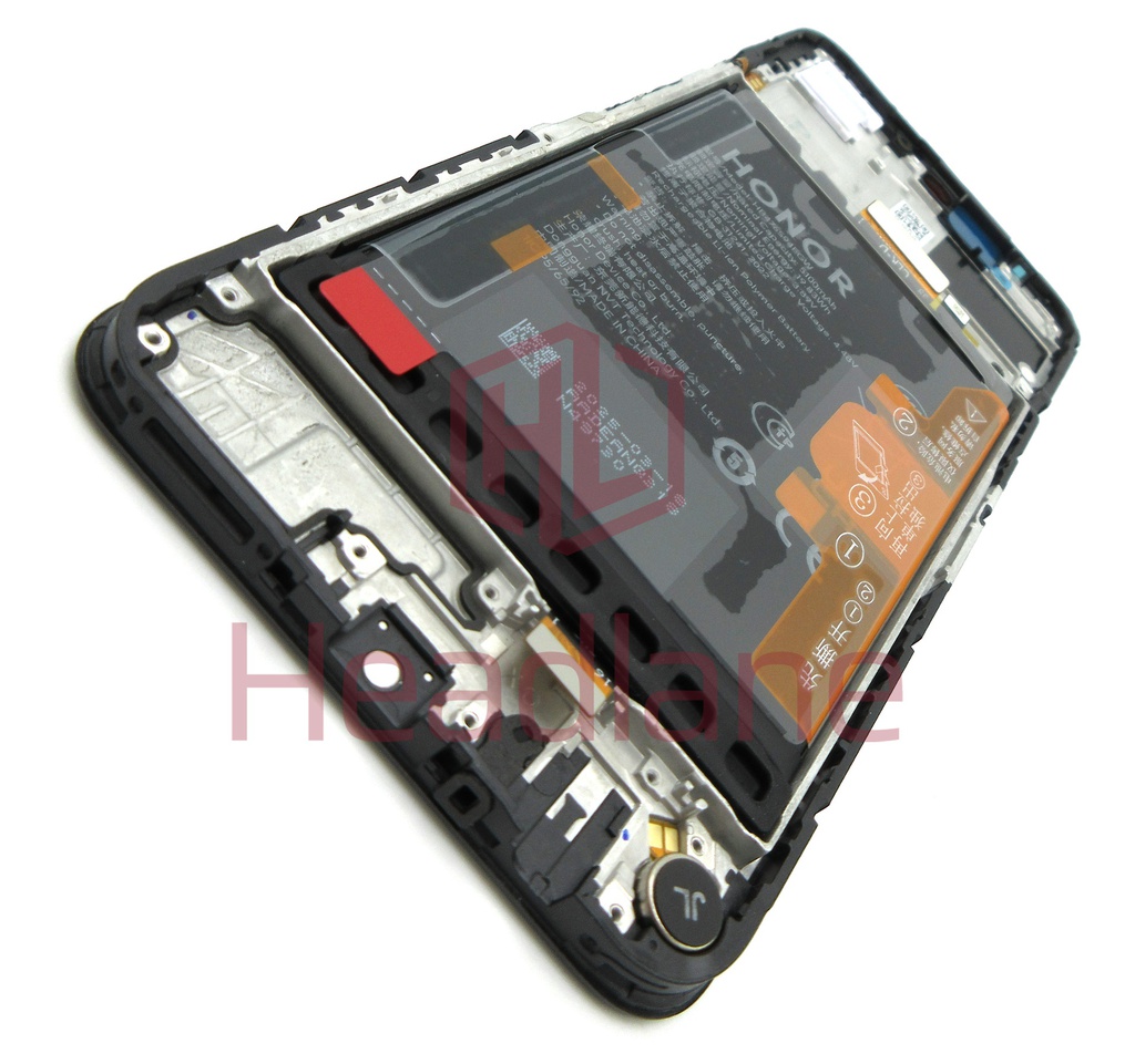 Honor X7c 5G / 200 Smart LCD Display / Screen + Touch + HB476594EGW Battery - Black
