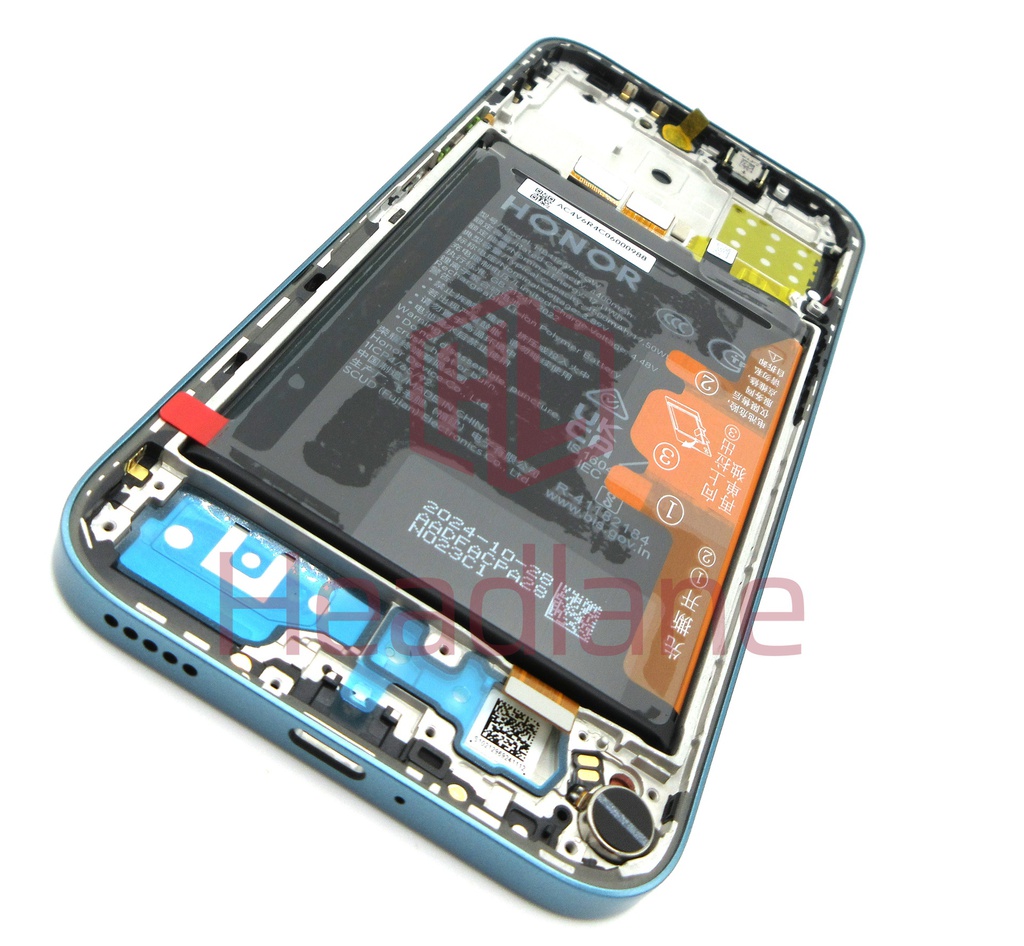 Honor 200 Lite LCD Display / Screen + Touch + HB416594EGW Battery - Cyan Lake