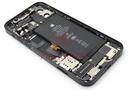 iPhone 12 Back / Battery Cover + Small Parts - Black (Pulled - Grade A) (No Camera)