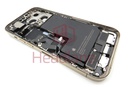 iPhone 14 Pro Back / Battery Cover + Small Parts - Gold (Pulled - Grade C) (No Camera)