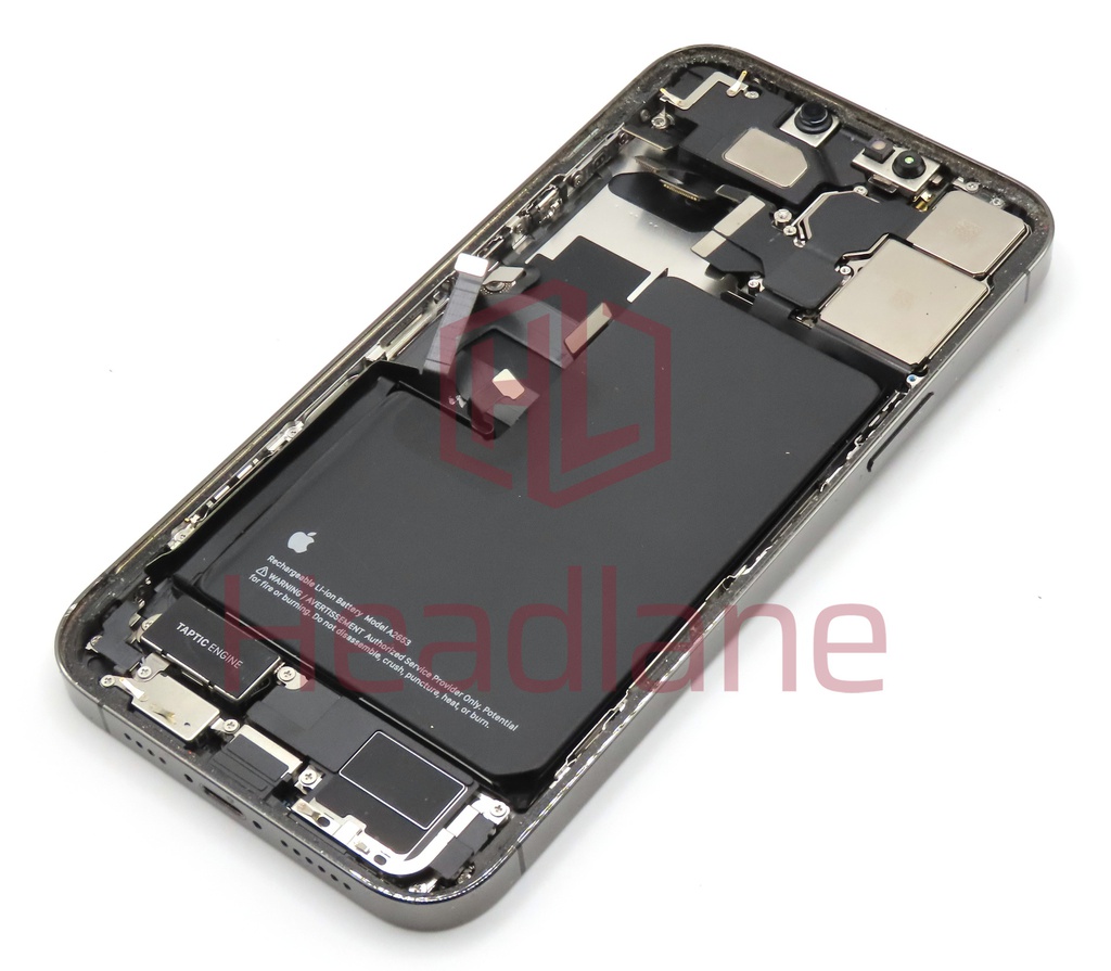 iPhone 13 Pro Max Back / Battery Cover + Small Parts - Graphite (Pulled - Grade C)