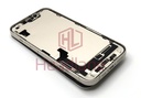 iPhone 14 Back / Battery Cover + Small Parts - Starlight (Pulled - Grade B)