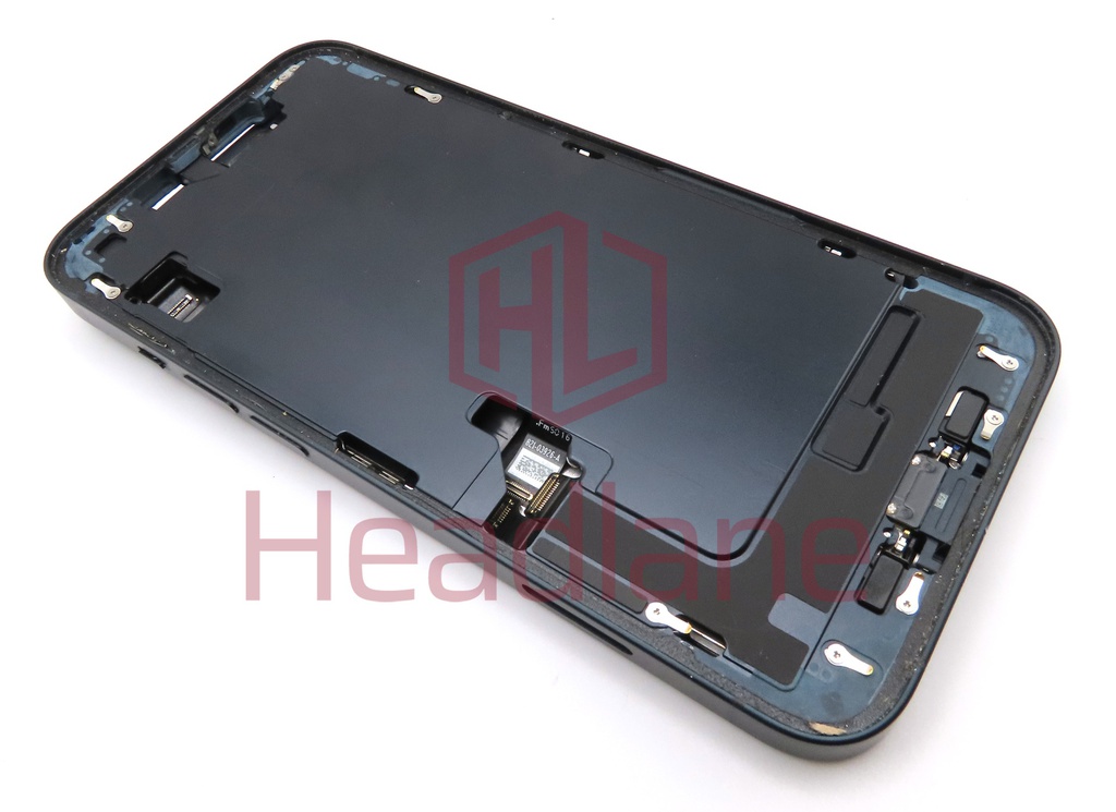 iPhone 14 Back / Battery Cover + Small Parts - Black (Pulled - Grade C) (No Camera)