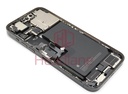 iPhone 14 Pro Max Back / Battery Cover + Small Parts - Black (Pulled - Grade C)