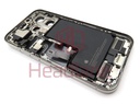 iPhone 15 Pro Back / Battery Cover + Small Parts - White Titanium (Pulled - Grade C) (No Camera)