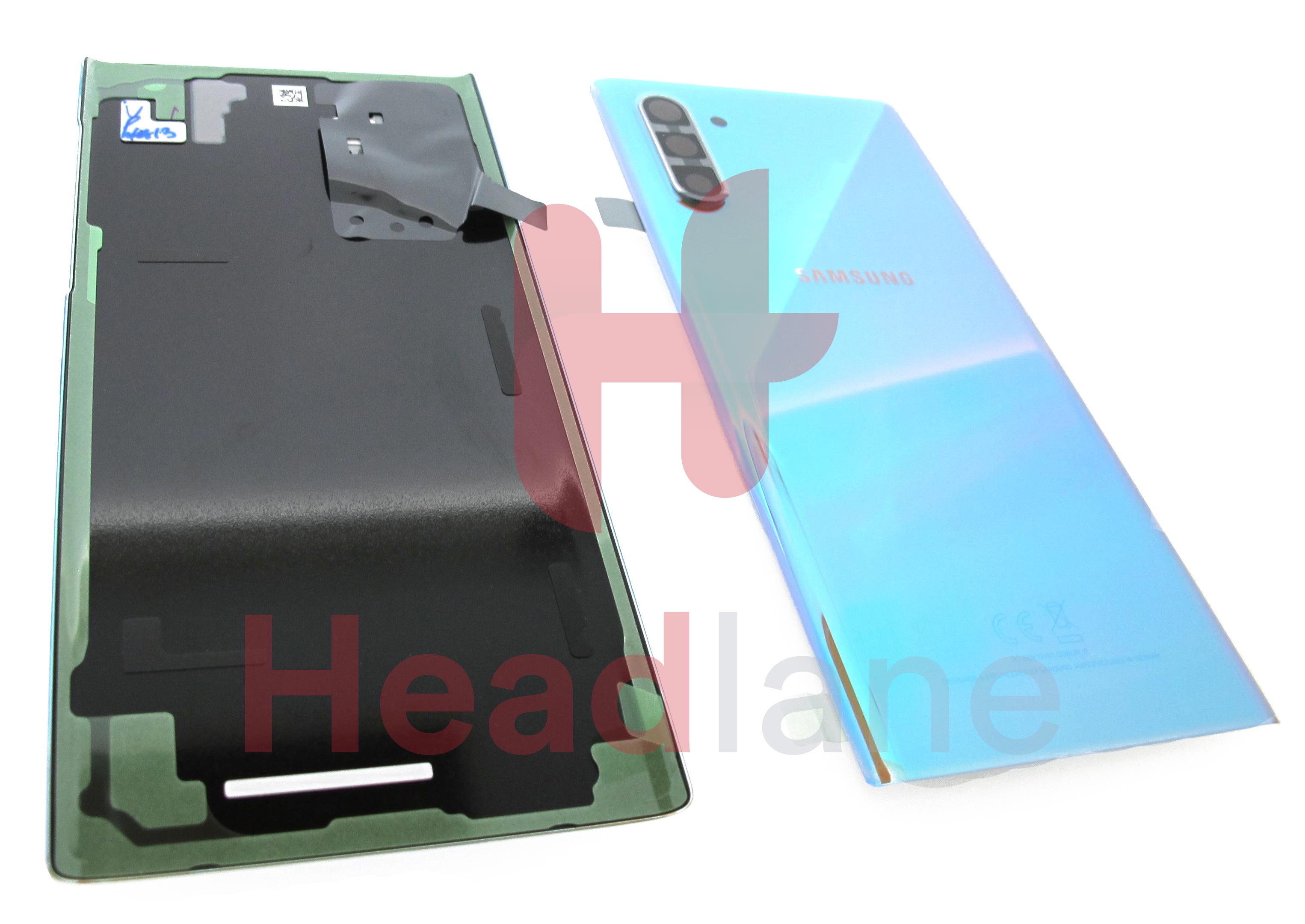 Samsung SM-N970 Galaxy Note 10 Back / Battery Cover - Aura Glow / Silver