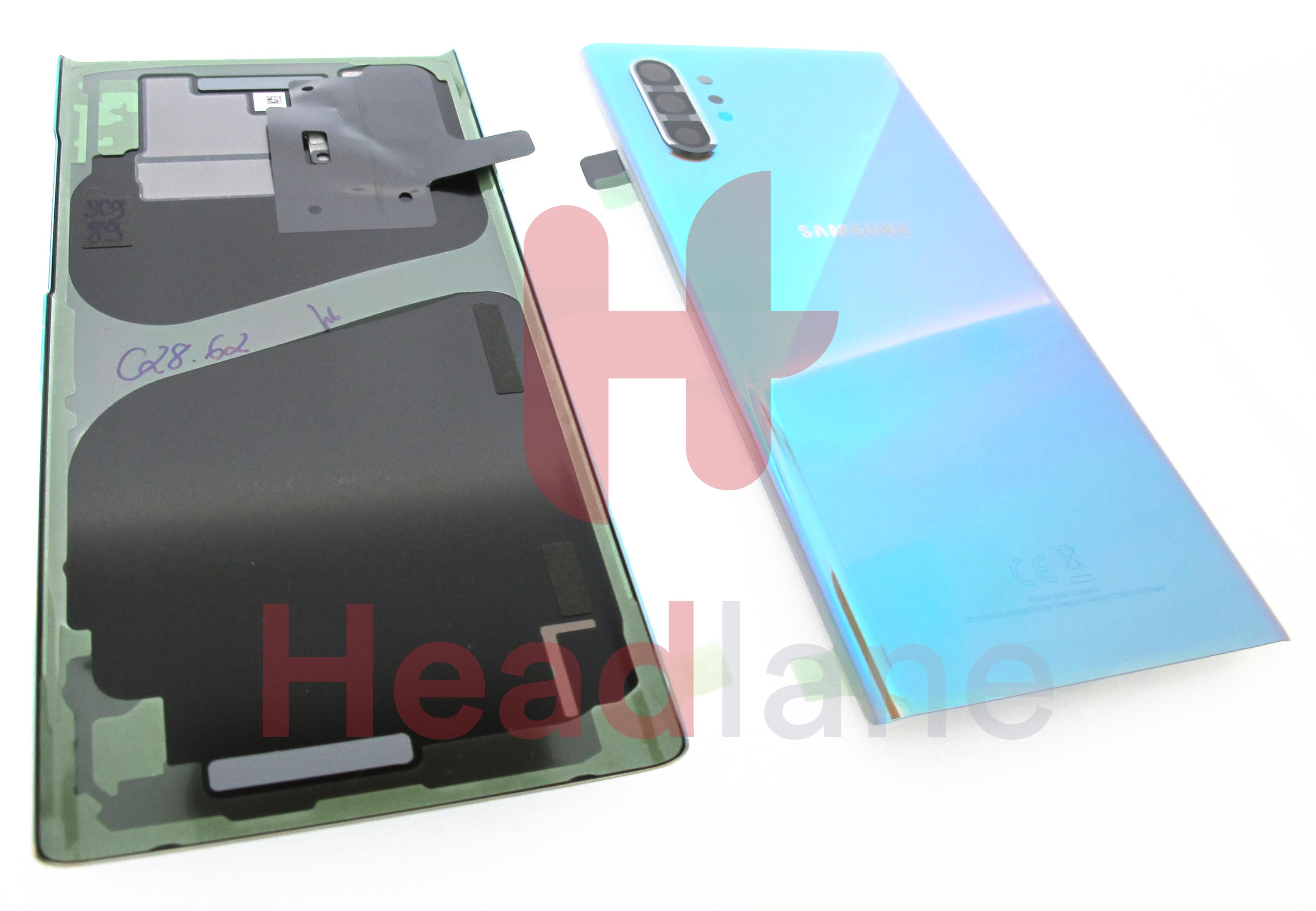 Samsung SM-N976 Galaxy Note 10+ 5G / Galaxy Note 10 Plus 5G Back / Battery Cover - Aura Glow / Silver