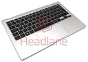 Samsung NP935QDB Galaxy Book Pro 360 5G  Top Keyboard Cover - Silver (UK QWERTY)