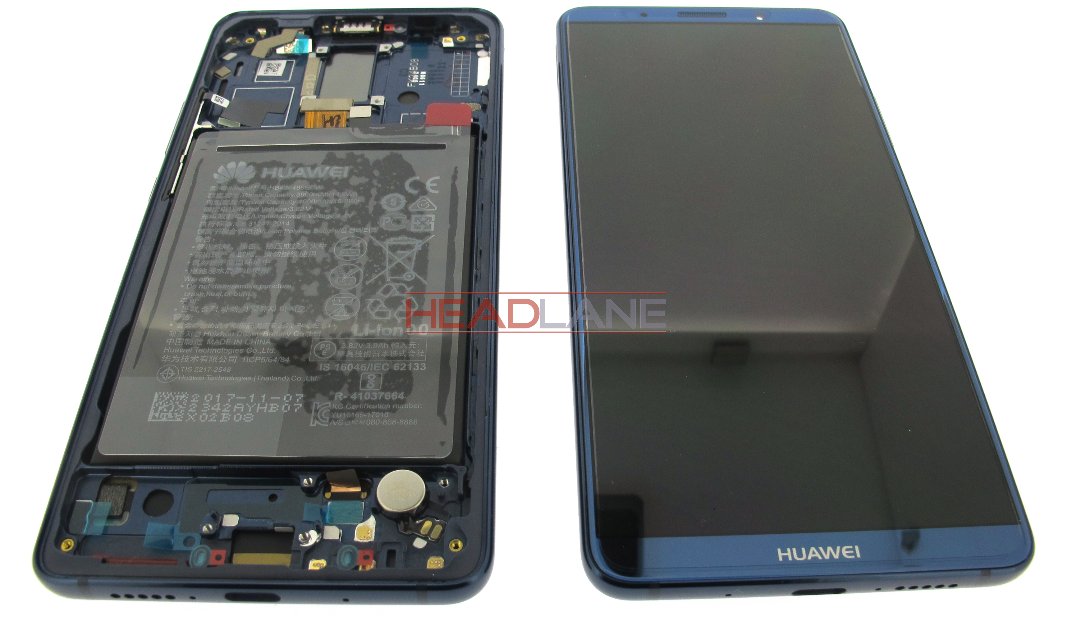 Huawei Mate 10 Pro LCD / Touch + Battery Assembly - Blue