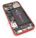 Apple iPhone 12 Back / Battery Cover + Small Parts - Red (Pulled - Grade C)