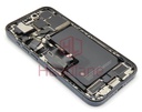 iPhone 15 Pro Back / Battery Cover + Small Parts - Blue Titanium (Pulled - Grade B)
