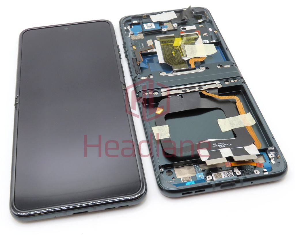 Motorola XT2323 Razr 40 Main / Inner LCD Display / Screen + Touch - Sage Green