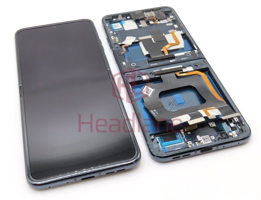 Motorola XT2451 Razr 50 Ultra Inner / Main LCD Display / Screen + Touch - Midnight Blue