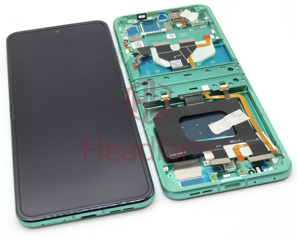 Motorola XT2553 Razr 60 Main / Inner LCD Display / Screen + Touch - Green / Pantone Spring Bud