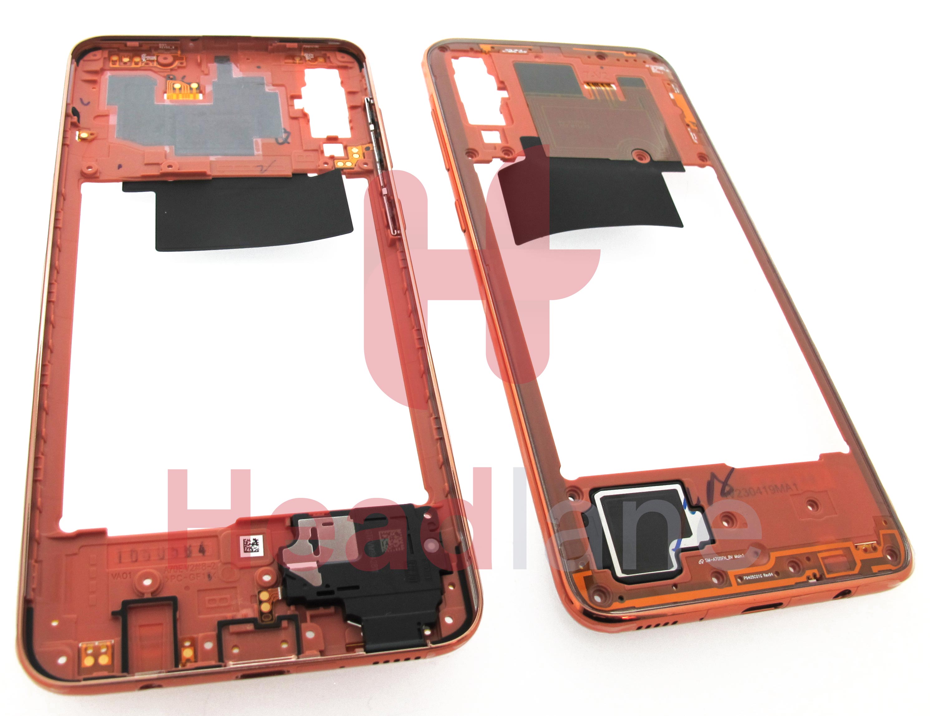 Samsung SM-A705 Galaxy A70 Middle Cover / Chassis - Coral