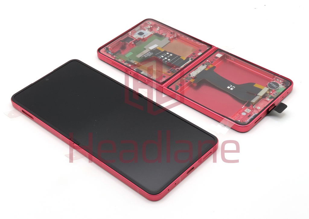 Samsung SM-F766 Galaxy Z Flip7 LCD Display / Screen + Touch - Coralred