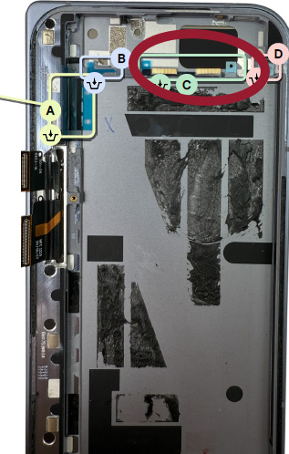 Google Pixel 10 Pro Fold Antenna 1 Adhesive / Sticker 2