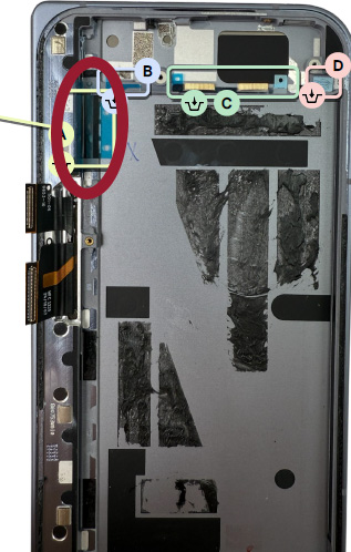 Google Pixel 10 Pro Fold Antenna 1 Adhesive / Sticker 1