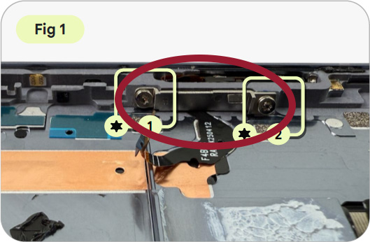 Google Pixel 10 Pro Fold Fingerprint Reader / Sensor Support Bracket