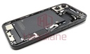 Apple iPhone 16 Plus Back / Battery Cover + Small Parts - Black (Pulled - Grade C)