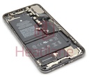 Apple iPhone XS Max Back / Battery Cover + Small Parts - Space Grey (Pulled - Grace C)
