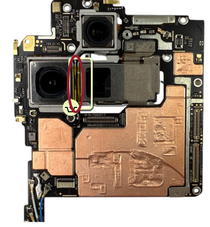 Google Pixel 10 Pro Fold Coaxial Cable Kapton Tape