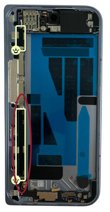 Google Pixel 10 Pro Fold Bottom Rubber