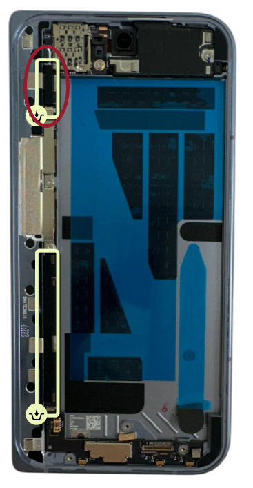 Google Pixel 10 Pro Fold Upper Rubber